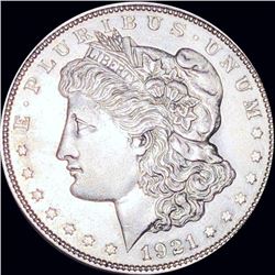 1921-D Morgan Silver Dollar GEM BU