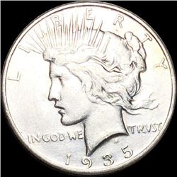 1935-S Silver Peace Dollar LIGHTLY CIRCULATED