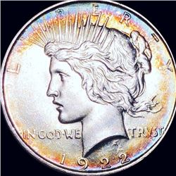 1922-D Silver Peace Dollar GEM UNCIRCULATED