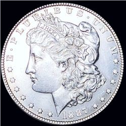 1887 Morgan Silver Dollar GEM BU