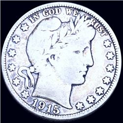 1915-S Barber Half Dollar NICELY CIRCULATED