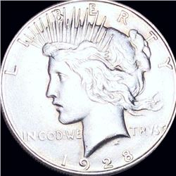 1928-S Silver Peace Dollar UNCIRCULATED