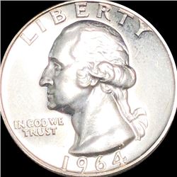 1964 Washington Silver Quarter UNCIRCULATED