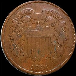 1868 Two Cent Piece LIGHTLY CIRCULATED