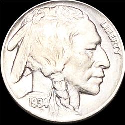1934 Buffalo Head Nickel LIGHTLY CIRCULATED