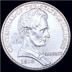 1918 Lincoln Half Dollar CLOSELY UNCIRCULATED