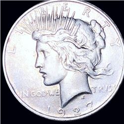 1927-D Silver Peace Dollar ABOUT UNCIRCULATED
