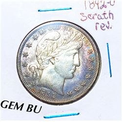 1892-O Barber Silver Half Dollar UNCIRCULATED