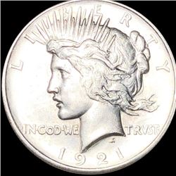 1921 Silver Peace Dollar CLOSELY UNCIRCULATED