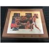 Image 1 : MOHAMMED ALI SIGNED 18 X 24 CUSTOM FRAMED COLLAGE ( PSA DNA)