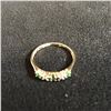 Image 3 : 10 KT GOLD DIAMOND AND SAPHIRE RING
