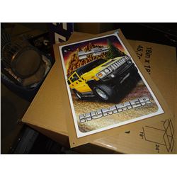 Hummer Tin Poster