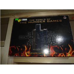 The Huner Games Metal Book Ends