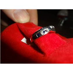 Sterling Silver Ring with Ruby Stones