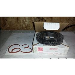 Omega Carbon Steel Wheel 4" x 1/2" (Wire 0.020")