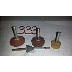 Assorted Mounted Grinding Wheels shank 1/4"