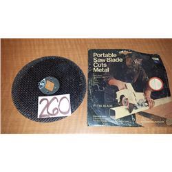 Portable Saw Blade 7"