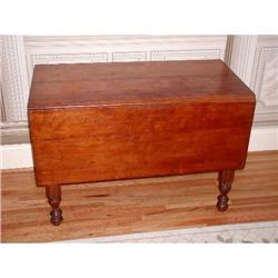 Drop Leaf Table C.1850 Maple Birds Eye #857846