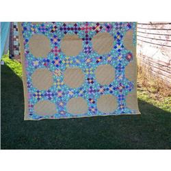 Hand Quilted Floral Quilt #857904