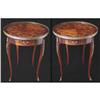 Image 1 :  Pair Marquetry and Bronze Side Tables #857919