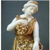 Image 1 : gilt porcelain biscuit  Capodimonte figurine #858112