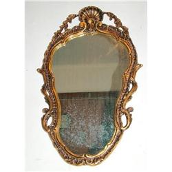 Original French mirror  carved and  gold leaves #858113