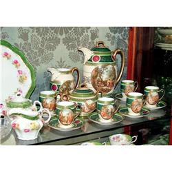 Old Vienna porcelain coffee  service    #858129