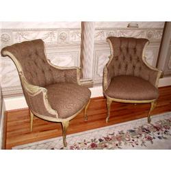 Louis XV  Bergere Chairs  19th Century France #864022