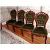 Image 1 : Louis XV  Chairs French Walnut 19th Century Set #864023