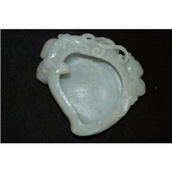 Carved Jade Brushwaher #864076