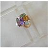 Image 1 : VINTAGE GUMPS AMETHYST & MULTI GEM RING #864117