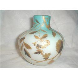 CROWN MILANO VASE BY MT. WASHINGTON #864160