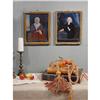 Image 1 : Primitive 18th C. PAIR of FRENCH Portraits #864320