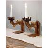 Image 1 : PAIR 18th C. SPANISH Carved & Gilt Sconces #864321