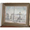 Image 1 : Oil on canvas  street of Paris signed #864484