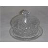 Image 1 : Crystal  Covered butter dish #870122