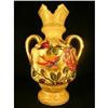 Image 1 : HAND PAINTED VICTORIAN TALL VASE BIRDS  #870540