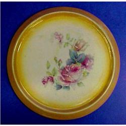 Luster Finish & Roses Tea Pot  TRIVET #882514