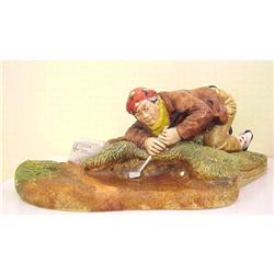 1976 Congleton  Statue Golfer BUNKERED #882516
