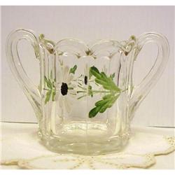 Pressed Glass Hand Pntd.SPOONER #882518