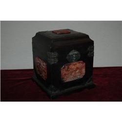 Chinese Carved Hardstone Seal with Box. #882619