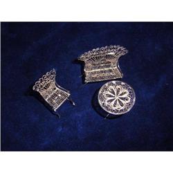 Minature Silver Garden Set #882754