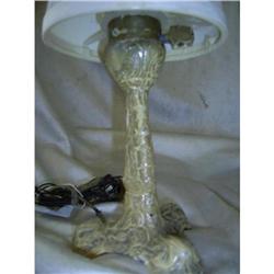 Small antique iron lamp #882812