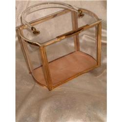 Lucite Vintage Designer clear purse by Majestic #882813
