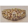 Image 1 : Lovely Old Diamond Ring Set with 29 Diamonds #882959