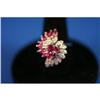 Image 1 : Beautiful Estate Ruby and Diamond  Dinner Ring- #889520