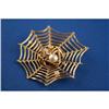 Image 1 : Fantastic 14K gold Brooch/Pi n Spider Web with #889556