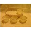 Image 1 : Anchor Hocking Classic Milkglass Snack Set #898082