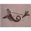Image 1 : GUGLIEMO CINI Sterling  Fish Brooch Figural  #898471