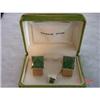 Image 1 : GRAND PRIX Jade Cuff Links Tie Clasp in #898552